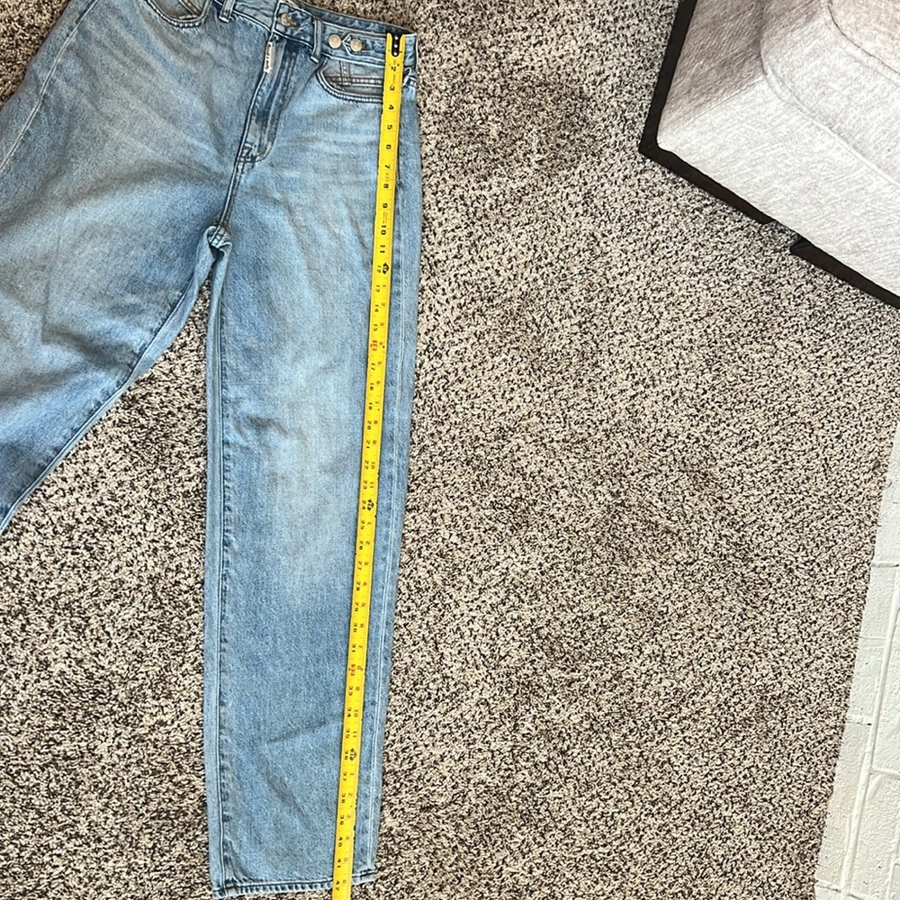 VGUC Madewell x Molly Dickson cutout baggy straight jeans. Size 28. - Picture 9 of 11